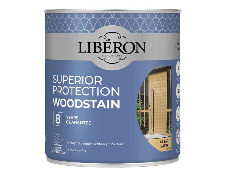 LIB126143 - Superior Protection 8 Year Woodstain Clear Satin 750ml