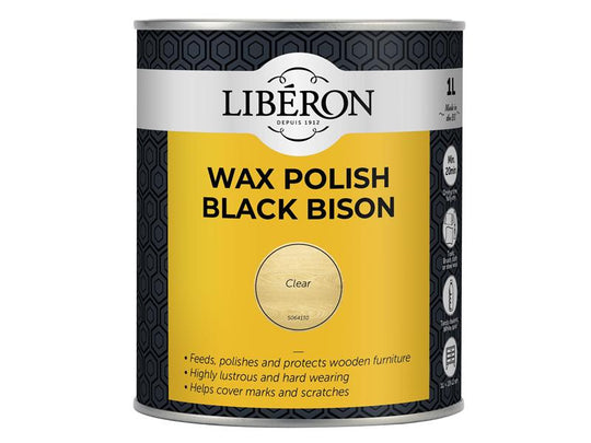 LIBBBPWAP1N - Black Bison Wax Paste Clear 1kg