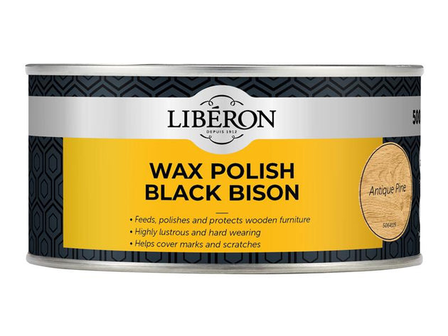 LIBBBPWAP500 - Bison Paste Wax Antique Pine 500ml