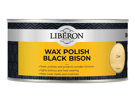 LIBBBPWCL500 - Bison Paste Wax Clear 500ml