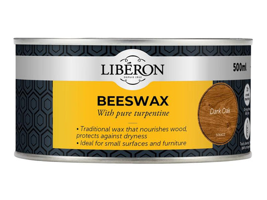 LIBBPD500N - Beeswax Paste Dark Oak 500ml