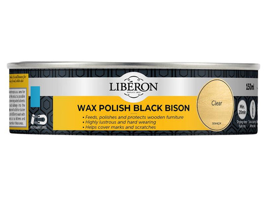 LIBBPWCL150N - Bison Paste Wax Clear 150ml