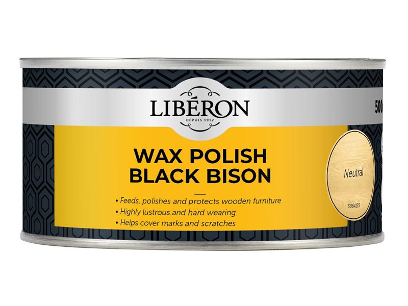LIBBPWN500N - Bison Paste Wax Neutral 500ml