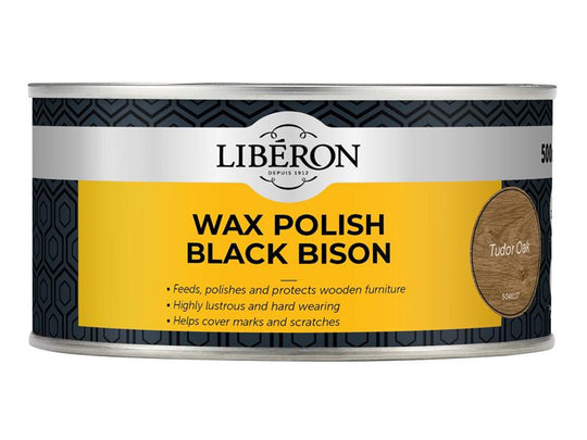 LIBBPWTO500N - Black Bison Wax Paste Tudor Oak 500ml