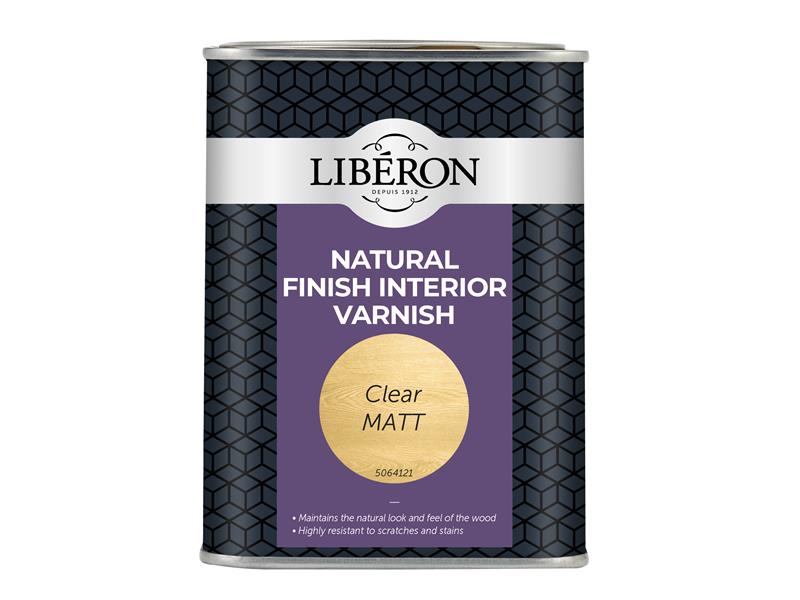 LIBELNFIVCMN - Natural Finish Interior Varnish Clear Matt 1 litre