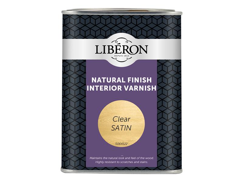 LIBELNFIVCSN - Natural Finish Interior Varnish Clear Satin 1 litre