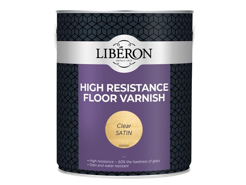 LIBHRFVCS25L - High Resistance Floor Varnish Clear Satin 2.5 litre