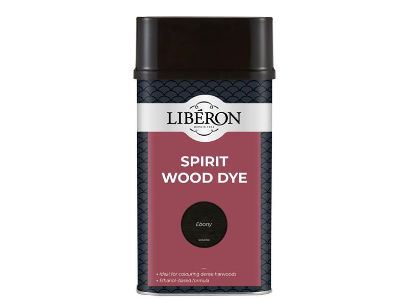 LIBSDE1LN - Spirit Wood Dye Ebony 1 litre