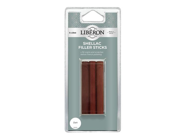 LIBSFSDN - Shellac Filler Sticks Dark (3 Pack)