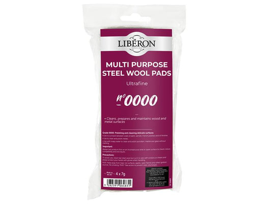 LIBSW00007GN - Steel Wool 0000 4 x 7g