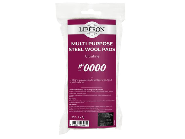 LIBSW00007GN - Steel Wool 0000 4 x 7g