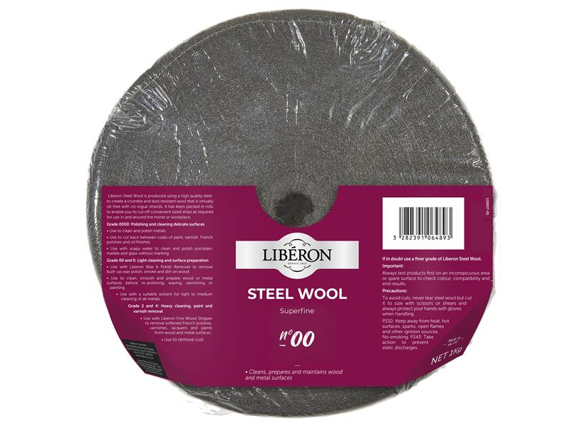 LIBSW001KGN - Steel Wool Grade 00 Super Fine 1kg