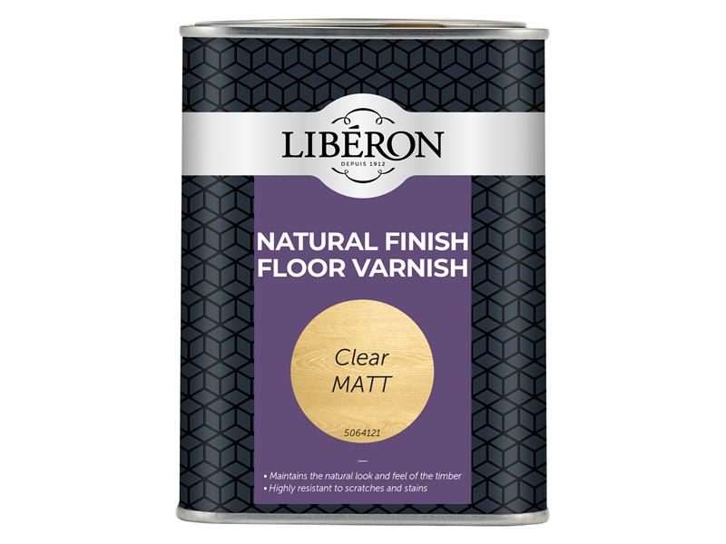 LIBVWNCM1LN - Natural Finish Floor Varnish Clear Matt 1 litre