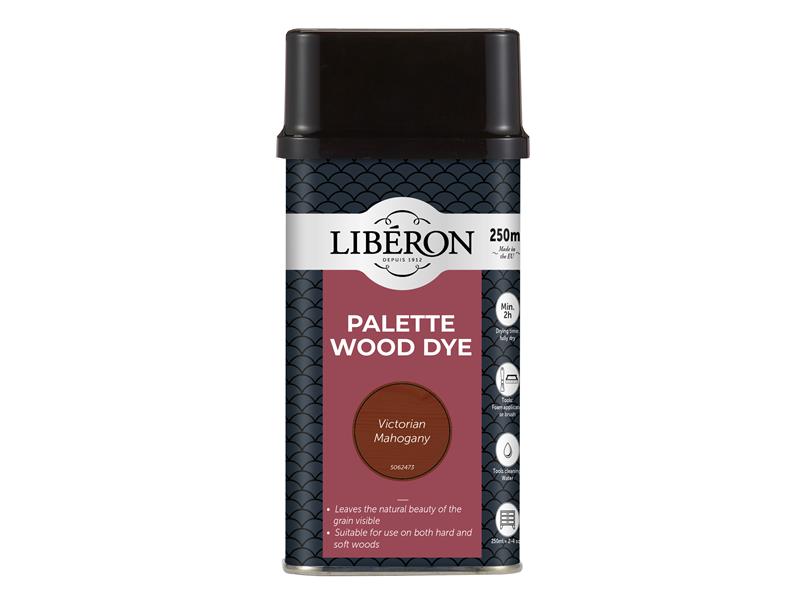LIBWDPM250N - Palette Wood Dye Victorian Mahogany 250ml