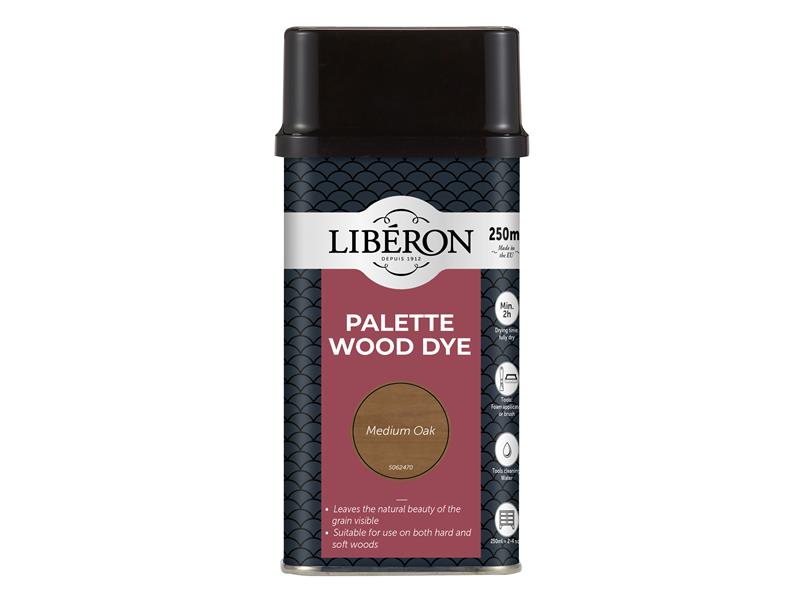 LIBWDPMO250 - Palette Wood Dye Medium Oak 250ml