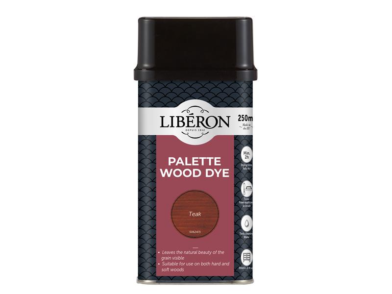 LIBWDPT250N - Palette Wood Dye Teak 250ml