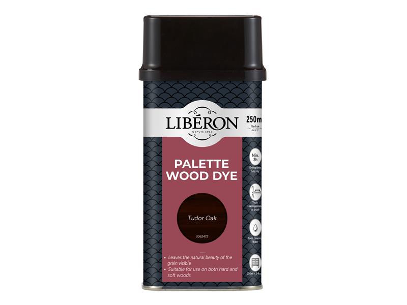 LIBWDPTO250N - Palette Wood Dye Tudor Oak 250ml