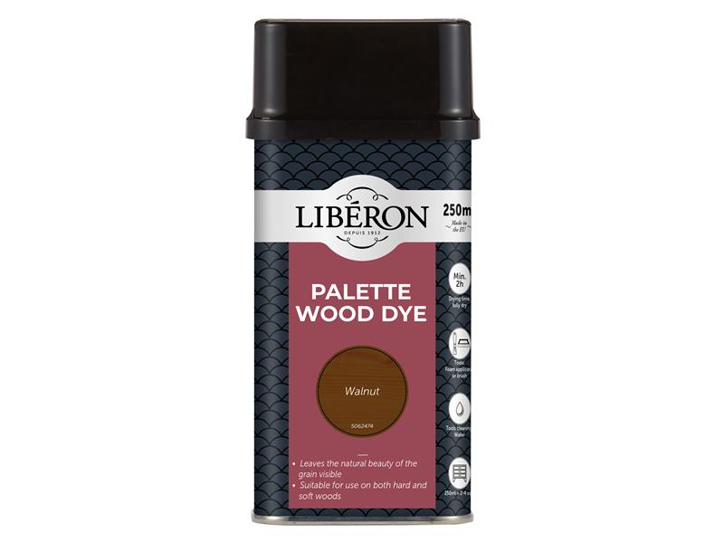 LIBWDPW250N - Palette Wood Dye Walnut 250ml
