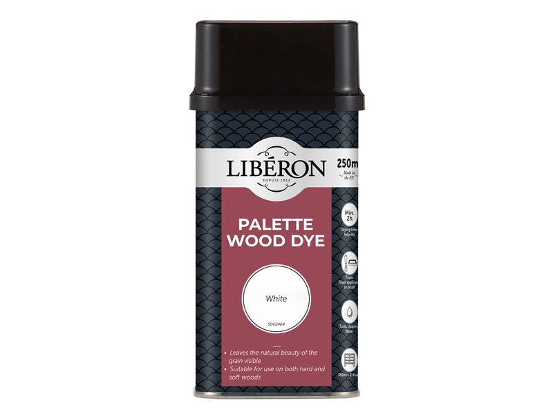 LIBWDPWH250N - Palette Wood Dye White 250ml
