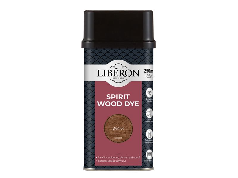 LIBWDSW250N - Spirit Wood Dye Walnut 250ml