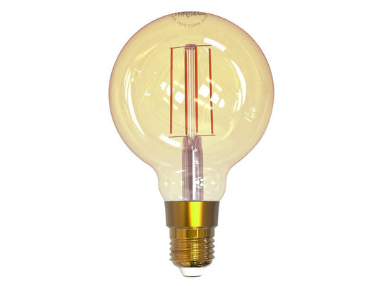LTHFE27L6W - Wi-Fi LED ES (E27) Balloon Filament Dimmable Bulb, White 470 lm 5.5W