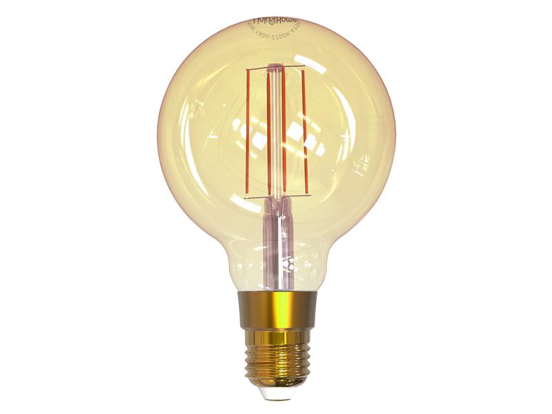 LTHFE27L6W - Wi-Fi LED ES (E27) Balloon Filament Dimmable Bulb, White 470 lm 5.5W