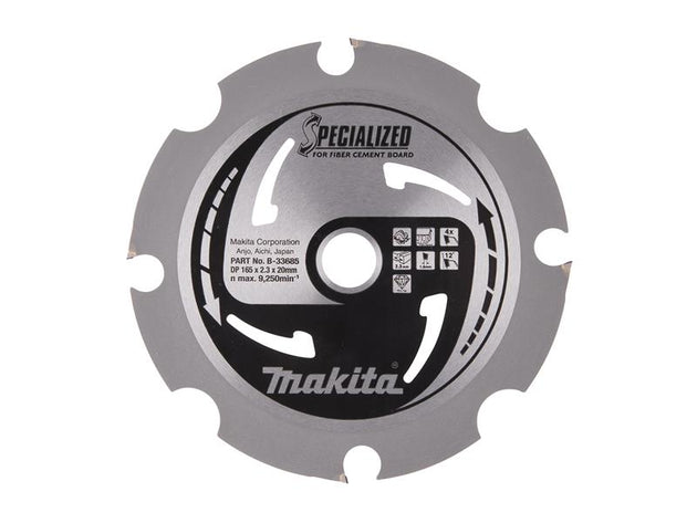 MAKB33685 - B-33685 Specialized Blade for Fibre Cement Board 165 x 20mm x 4T