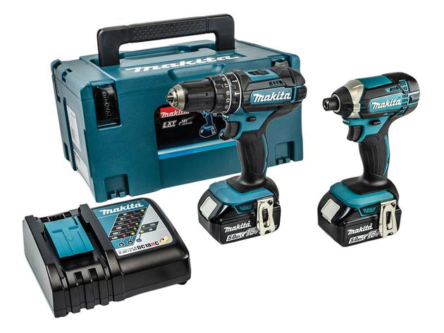 MAKDLX2131TJ - DLX2131TJ Twin Pack 18V 2 x 5.0Ah Li-ion