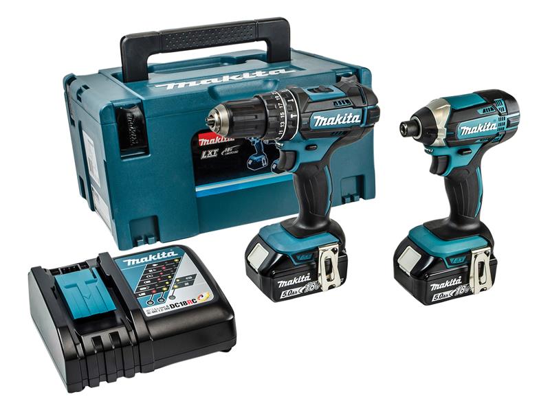 MAKDLX2131TJ - DLX2131TJ Twin Pack 18V 2 x 5.0Ah Li-ion