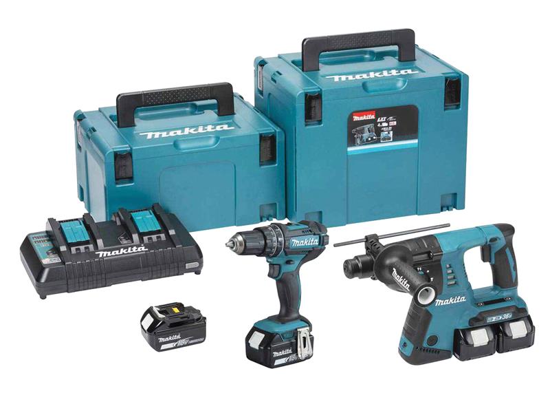 MAKDLX2137PT - DLX2137PTJ LXT Twin Pack 18V 4 x 5.0Ah Li-ion
