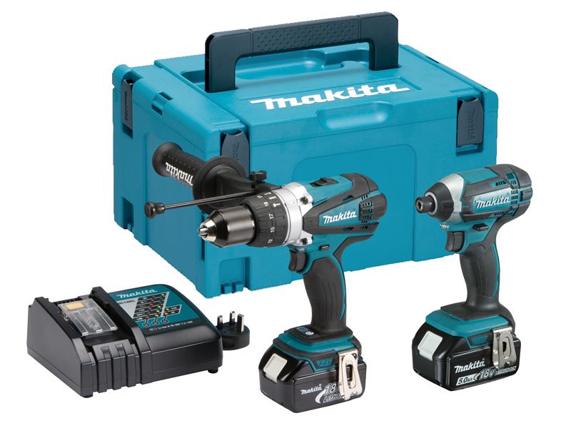 MAKDLX2145TJ - DLX2145TJ LXT Twin Pack 18V 2 x 5.0Ah Li-Ion