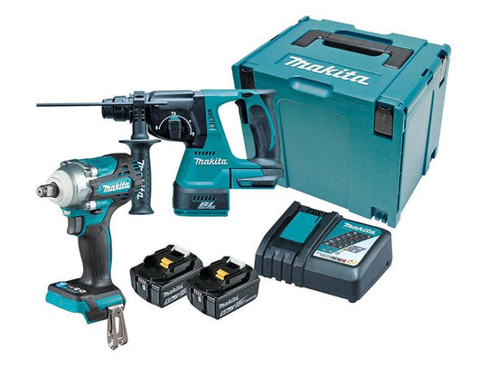 MAKDLX2372TJ - DLX2372TJ Twin Pack 18V 2 x 5.0Ah Li-ion