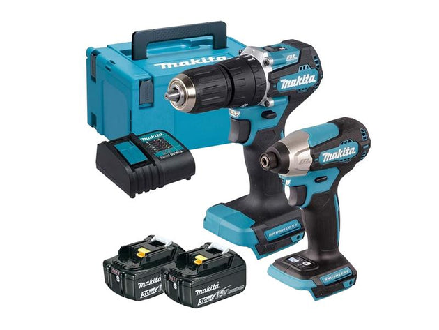 MAKDLX2414SJ - DLX2414SJ 18V LXT 2 Piece Brushless Kit 18V 2 x 3.0Ah Li-ion