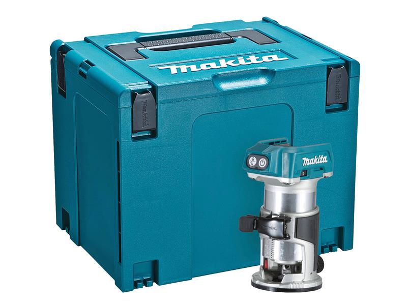 MAKDRT50ZJ - DRT50ZJ BL LXT Router/Trimmer Body 1/4 & 3/8 18V Bare Unit + Case