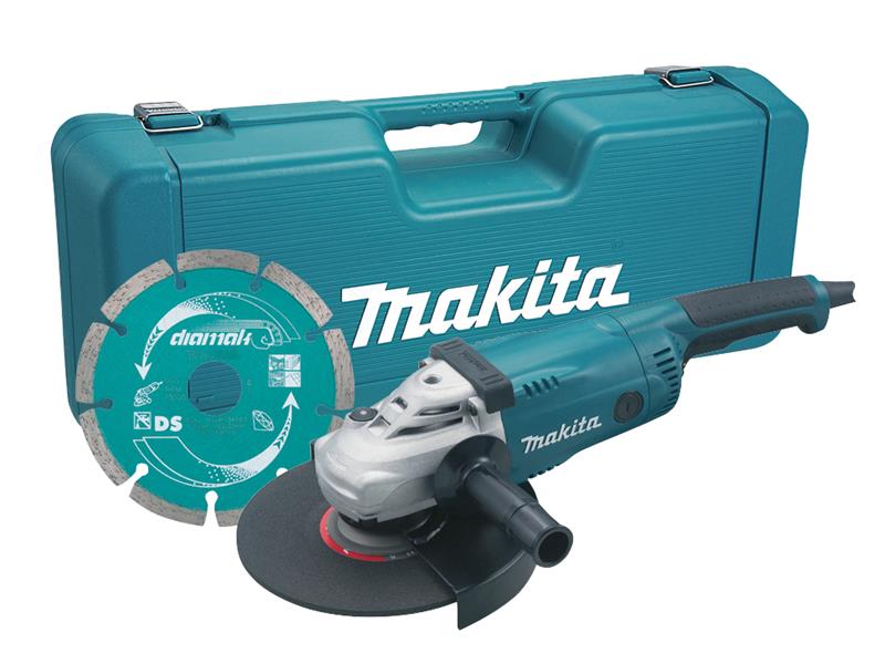MAKGA9020KD - GA9020KD Angle Grinder with Case & Diamond Wheel 230mm 2000W 240V
