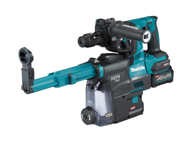 MAKHR004GD22 - HR004GD202 40Vmax Rotary Hammer BL + Extractor 40V 2 x 2.5Ah Li-ion