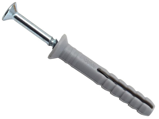 MAMHF640 - Nylon Hammer-In Fixing 6 x 40mm (150)
