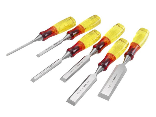 MAR373S6 - M373 Bevel Edge Chisel Splitproof Handle Set, 6 Piece