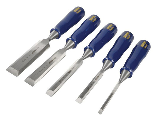 MAR444S5 - M444 Bevel Edge Chisel Blue Chip Handle Set, 5 Piece