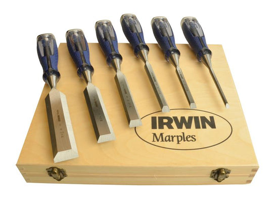 MAR750S6 - M750 Splitproof Pro Bevel Edge Chisel Set, 6 Piece
