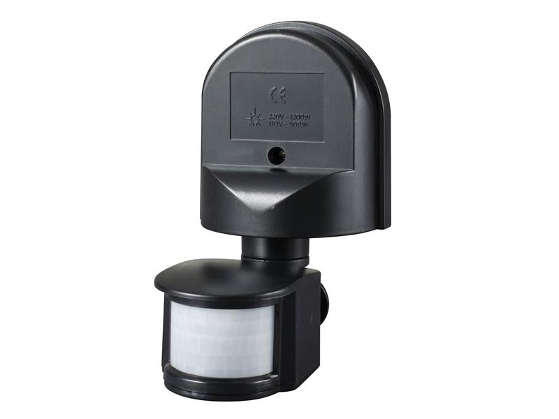 MDNPIR180B - Wall Mounted PIR Motion Detector Black
