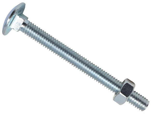 MEMCSX0665 - Cup Square Hex Bolt & Nut ZP M6 x 65mm Box 25