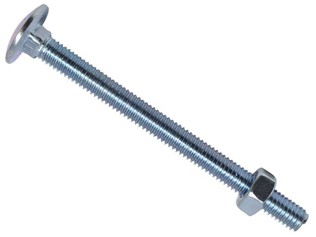MEMCSX0675 - Cup Square Hex Bolt & Nut ZP M6 x 75mm Box 25
