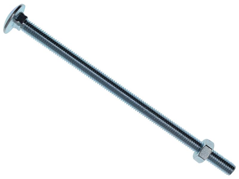 MEMCSX08150 - Cup Square Hex Bolt & Nut ZP M8 x 150mm Box 10