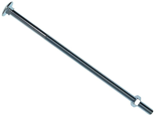 MEMCSX08200 - Cup Square Hex Bolt & Nut ZP M8 x 200mm Box 10