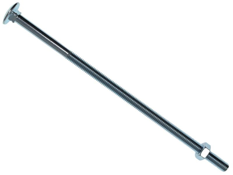 MEMCSX08200 - Cup Square Hex Bolt & Nut ZP M8 x 200mm Box 10