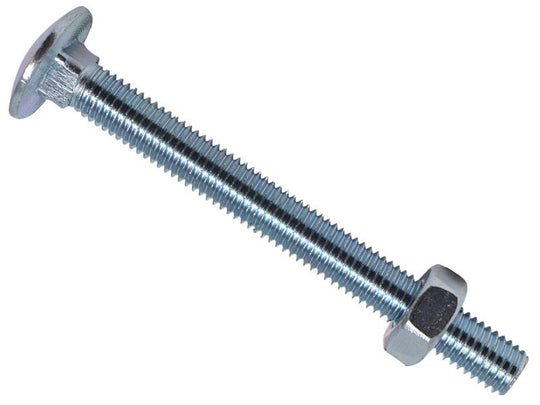 MEMCSX10100 - Cup Square Hex Bolt & Nut ZP M10 x 100mm Box 25
