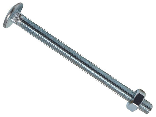MEMCSX10130 - Cup Square Hex Bolt & Nut ZP M10 x 130mm Box 10