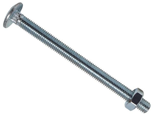 MEMCSX10130 - Cup Square Hex Bolt & Nut ZP M10 x 130mm Box 10