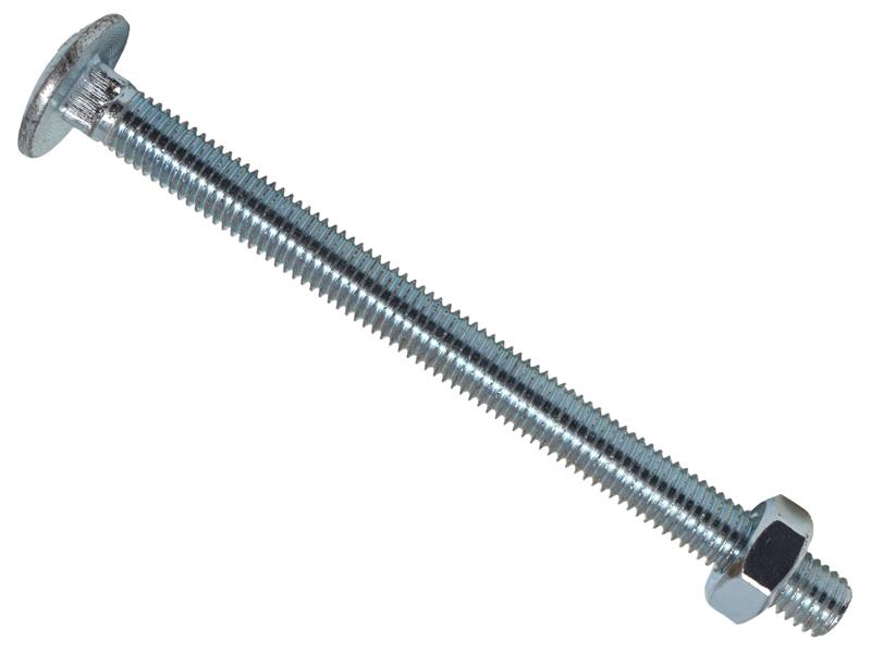 MEMCSX10130 - Cup Square Hex Bolt & Nut ZP M10 x 130mm Box 10